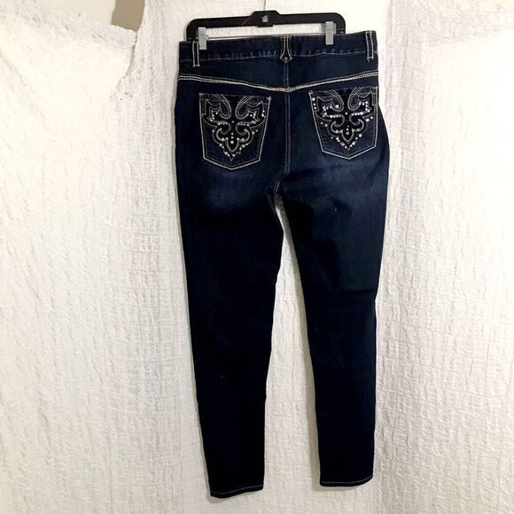 Lane Bryant Embellished Denim Jeans Size 14 - Picture 2 of 9